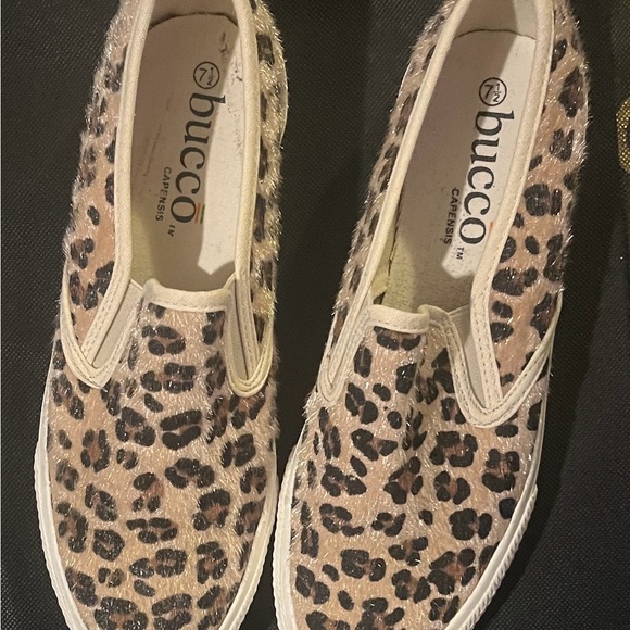 bucco Shoes - Pre-Loved Bucco Animal Print Casual Slip-Ons